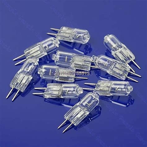 10pcs Lot Halogen Light Bulb 20W 20 Watt 12V G4 Base JC Type In Halogen