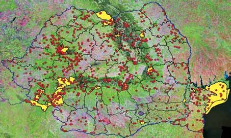 Harta Ariilor Naturale Protejate De Interes Na Ional Sursa