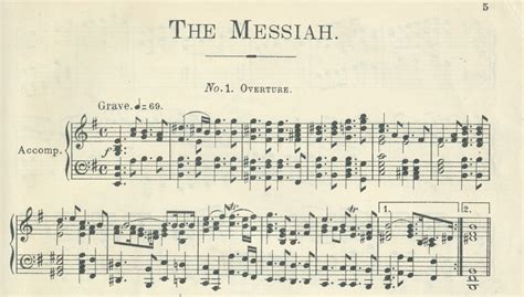 13. The Messiah: A Sacred Oratorio in Vocal Score composed by G.F ...