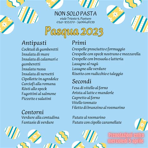 Men Di Pasqua Alla Gastronomia Non Solo Pasta A Pasturo Lago Di