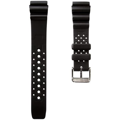 Zuludiver Pu Pvc Rubber Dive Watch Strap For Seiko Citizen Mm Ebay