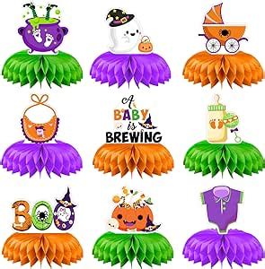 Amazon Pcs Halloween Party Decorations A Baby Is Brewing