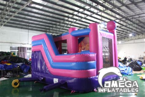 Princess Inflatable Bounce House With Slide Omega Inflatables Factory