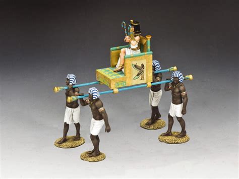 AE0101 Queen Cleopatras Sedan Chair Set Figurines Et Collections