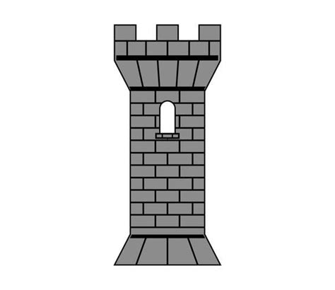 Vector De Dibujos Animados De La Torre Del Castillo Castillos Torres