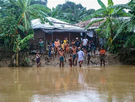 Massive Bangladesh Floods Leave Thousands Of Rohingya Refugees Homeless