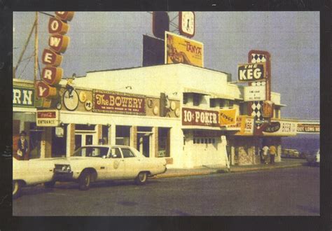 Myrtle Beach South Carolina The Keg Bar Old Cars Stores Postcard Copy Ebay