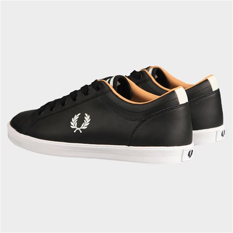 Fred Perry Baseline Leather Trainer Oxygen Clothing