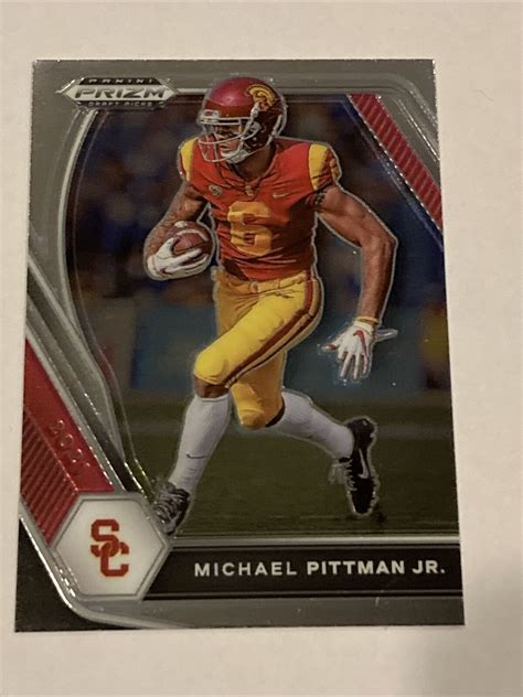 2021 Panini Prizm Draft Picks Michael Pittman Jr 73 Indianapolis Colts