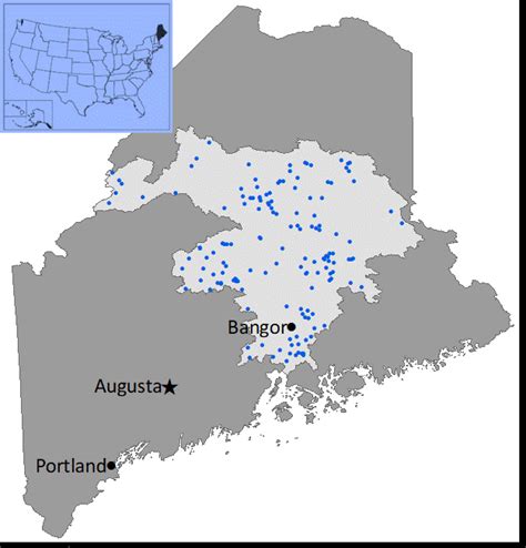 The Penobscot Watershed Is The Largest In The State Of Maine And