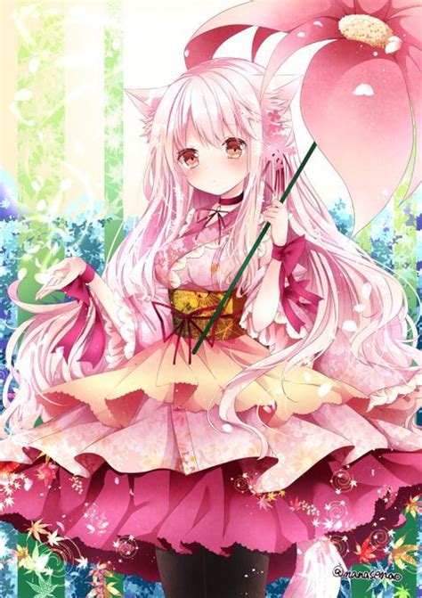 Tuyển Chọn ảnh Anime Nữ Cute Màu Hồng Tuyệt đẹp Và Dễ Thương