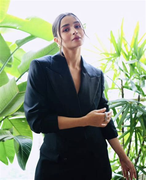 Alia Bhatt Redefines Power Dressing In A Chic Black Pantsuit By Helen