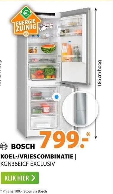 Bosch Koel Vriescombinatie Aanbieding Bij Expert