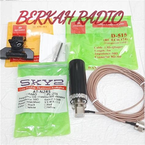 Jual Paket Antena Mobil Dualband Mini Antena Radio Rig Ht Mobil At N Rs