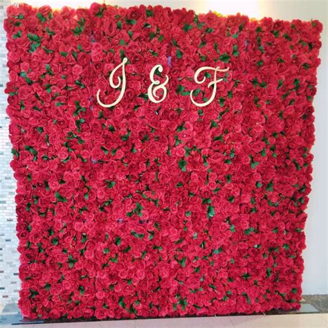 Full Pink Paper Flower Wall Rental Marquee Lights Rental