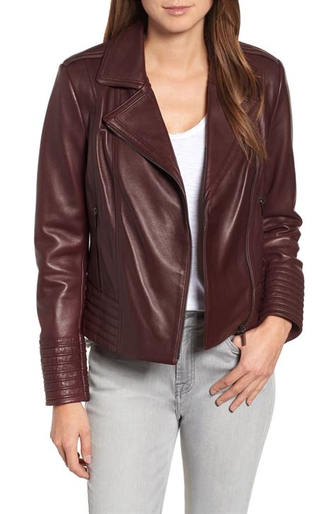 Badgley Mischka Gia Leather Biker Jacket Nordstrom Anniversary Sale Leather Jackets 2018