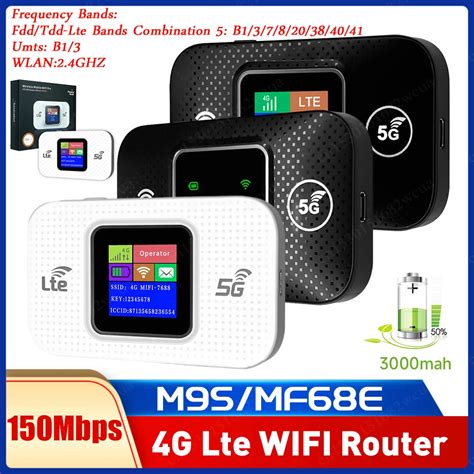 4G LTE WiFi Cihaz Kablosuz WiFi Y Nlendirici M9S MF68E LCE Hotspot Ta