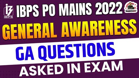 IBPS PO MAINS GA QUESTIONS ASKED 2022 GA QUESTIONS ASKED IN IBPS PO