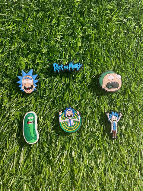 Rick Morty Croc Charms Etsy