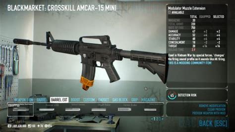 AMCAR Various Attachment PAYDAY 2 Mods ModWorkshop