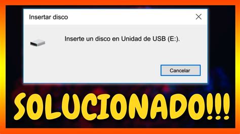 No Puedes Usar Tu Usb Aqu Te Explico Qu Significa El Error Inserte