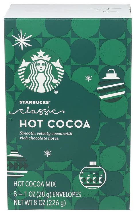 Amazon Starbucks Classic Holiday Hot Cocoa Mix Packets 8 1