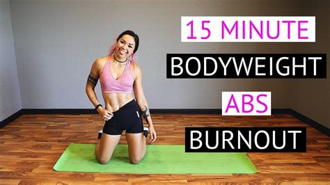 Minute Killer Bodyweight Abs Burnout Youtube