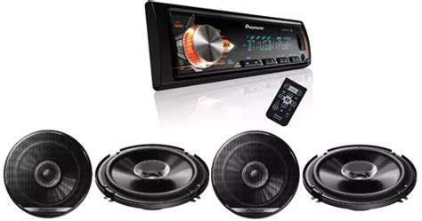 Paquete Autoestereo Pioneer Bluetooth Mvh X3 4 Bocinas 6 5 Meses