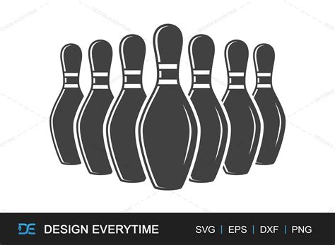 Bowling Silhouette Svg Bowling Vector Graphic By Designeverytime