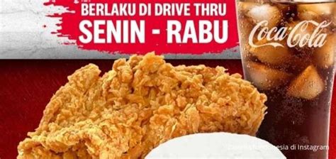 Promo Kfc Sampai Rabu Maret Promo Super Besar Spesial Drive Thru