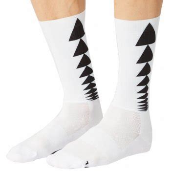 Fingerscrossed Aero Movement Cycling Socks Arrow White Bike