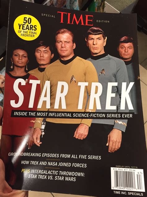 Time Magazine Star Trek 50th Anniversary Edition Startrek