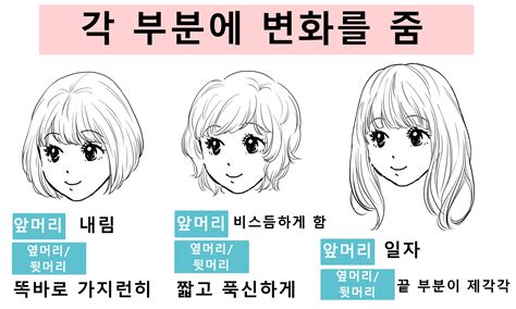 자연스러운 머리카락을 그리는 방법