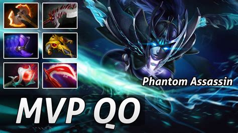 Phantom Assassin Pro Build Carry By Mvp Qo Dota Youtube