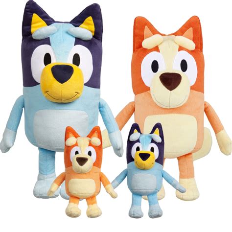 Bluey And Bingo Mega Plush Toy 4 Pack Aussie Toys Online