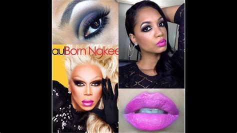 Tutorial Rupaul Born Naked Album Cover Makeup W Full Face Youtube