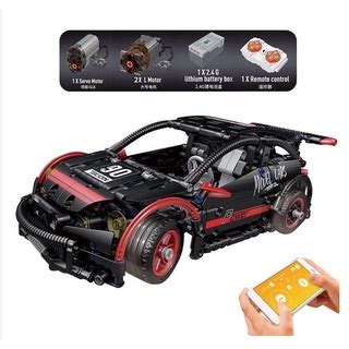 Lego Technic Mould King 18013 Lắp Ráp Xe Đua HatchBack Có Điều