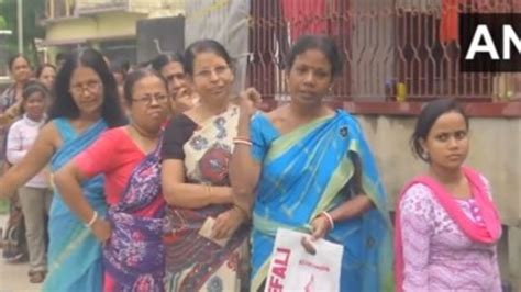 West Bengal Panchayat Elections 2023 Re Polling Over 30 Voter Turnout