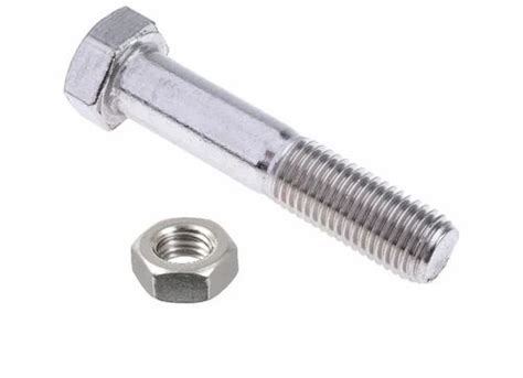 Round Stainless Steel Half Thread Hex Head Bolt M25 25 Mm At Rs 12