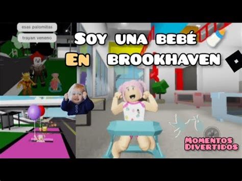 SIENDO BEBÉ EN BROOKHAVEN ROBLOX momentos divertidos viral