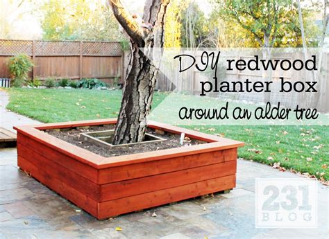 231 Blog Planter Box With Seating Around The Alder Tree Part 2 Building And Siding The Box