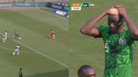 Coppa D Africa Nigeria Guinea 1 1 Osimhen Si Divora Un Gol Clamoroso