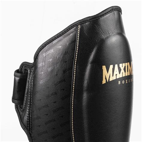 Caneleira Profissional Muay Thai - Caneleira de Muay Thai e Kickboxing Profissional Preta - Luvas de Boxe ...