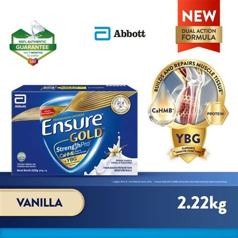 Abbott ENSURE GOLD Vanilla 2 22kg 370g X 6 Wheat 2 22kg 370g X 6