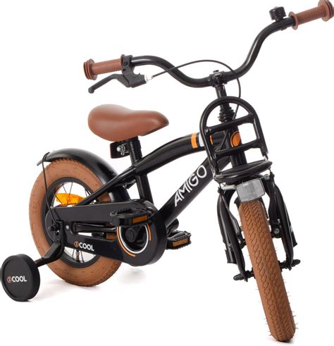 Amigo Cool Kinderfiets Inch Jongensfiets Met Zijwieltjes