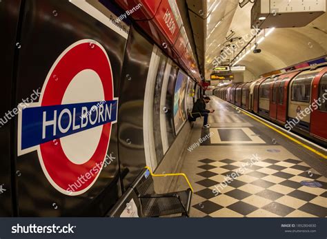 London January 2021 Holborn Underground Station Stock Photo 1892804830