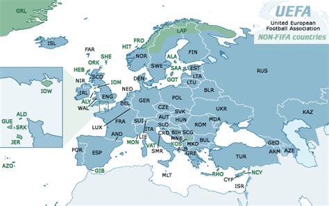 Europe National Football Teams