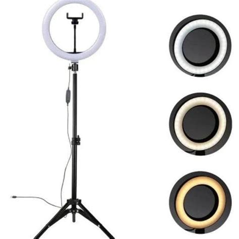 Iluminador Led Ring Light 70w Dx18 2001 44cm Suporte Celular Sem