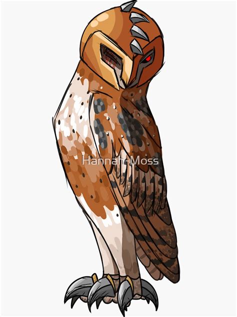 "Kludd / Metal Beak - Guardians of Ga'Hoole" Sticker for Sale by Hannah-Moss | Redbubble