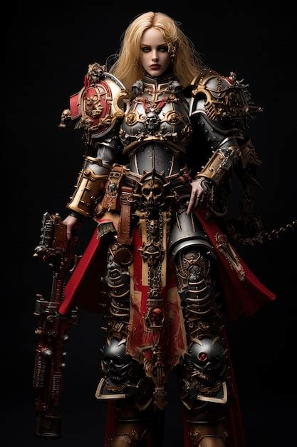 premium photo  knight   armor  person
